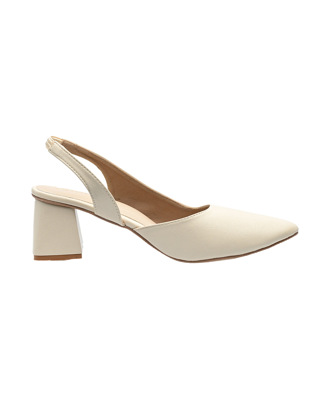 Chere Beige Pointed Toe Slingback Heels | Sophisticated Women's Occasion Shoes