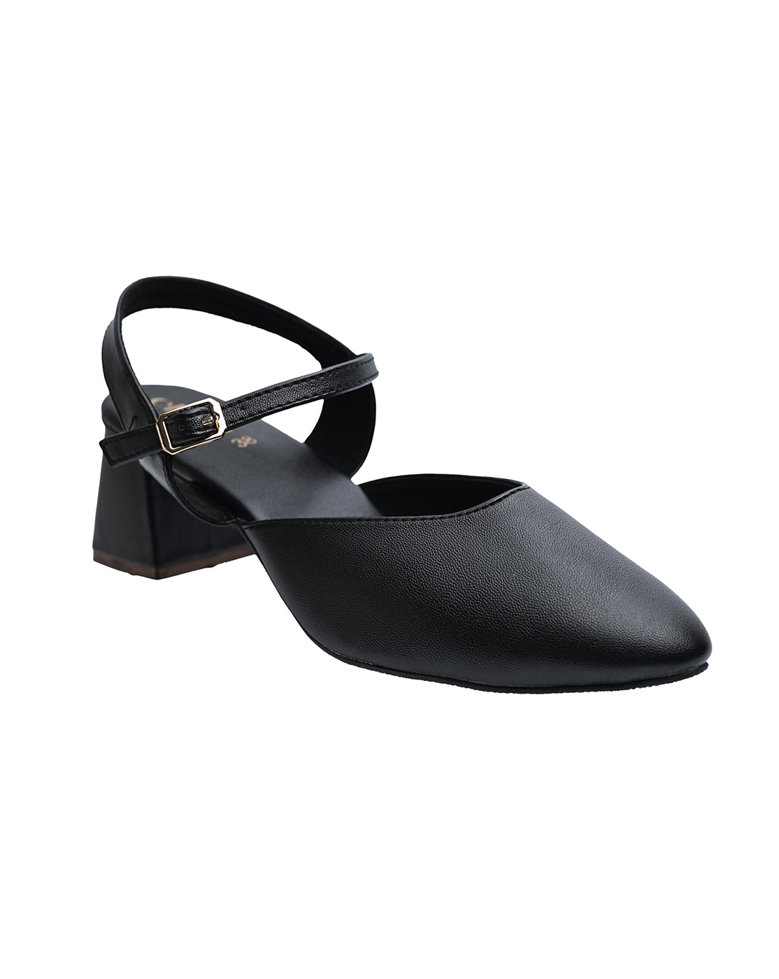 Chere Pointed Toe Slingback Heels Black | Modern Women's Party Shoes