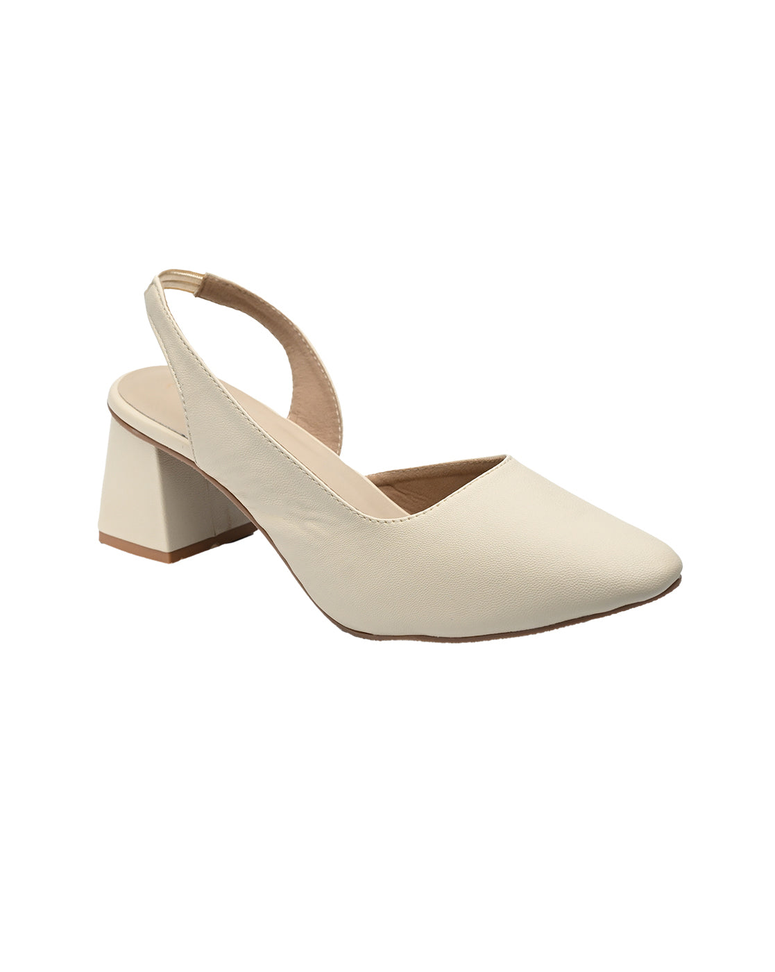 Chere Beige Pointed Toe Slingback Heels | Sophisticated Women's Occasion Shoes
