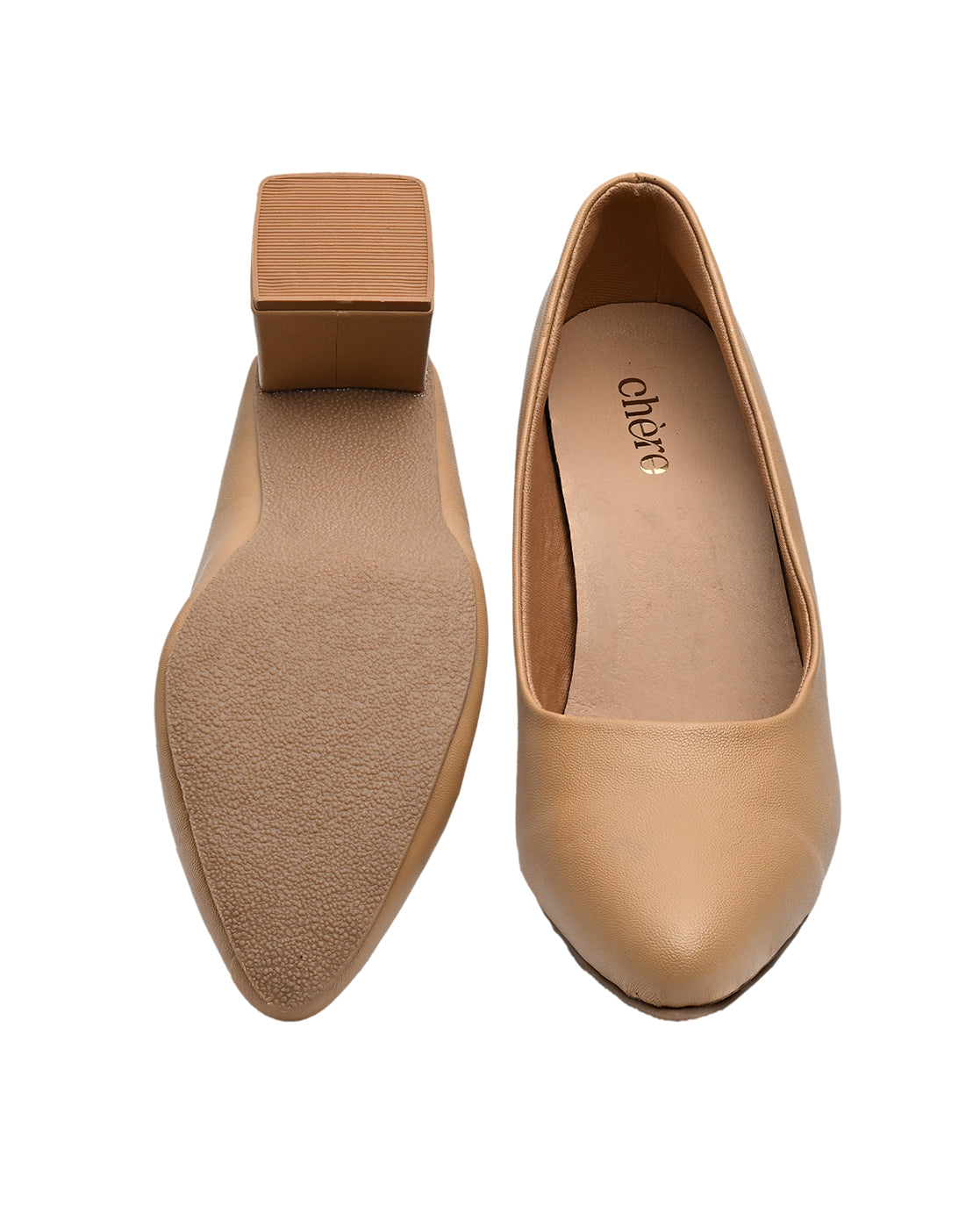 Chere Nude Pointed Toe Stiletto Pumps | Classic Women's Formal Heels