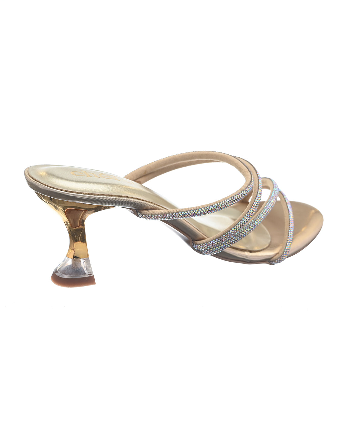 Gold Gilt Party Heels for ladies