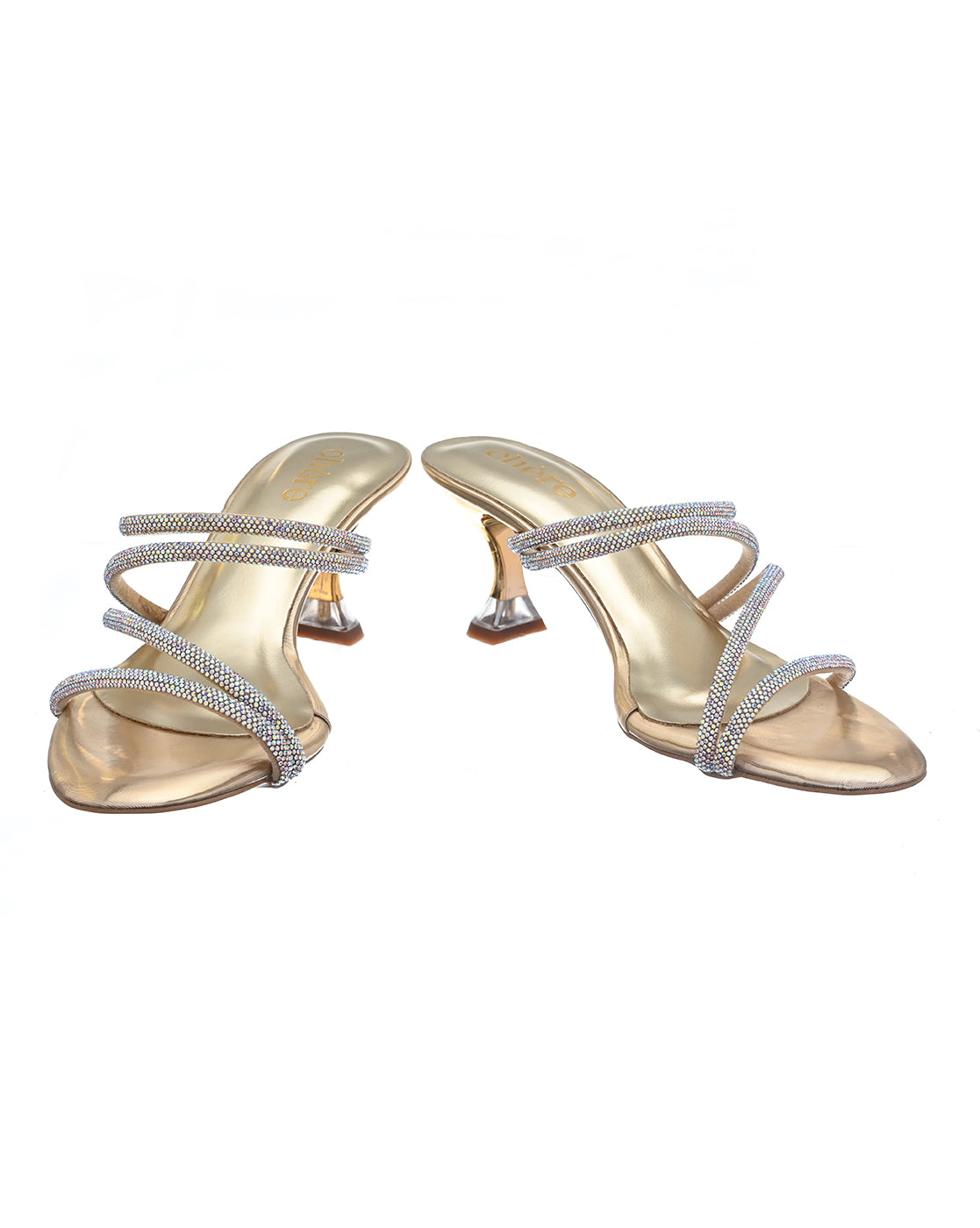 Gold Gilt Party Heels for ladies