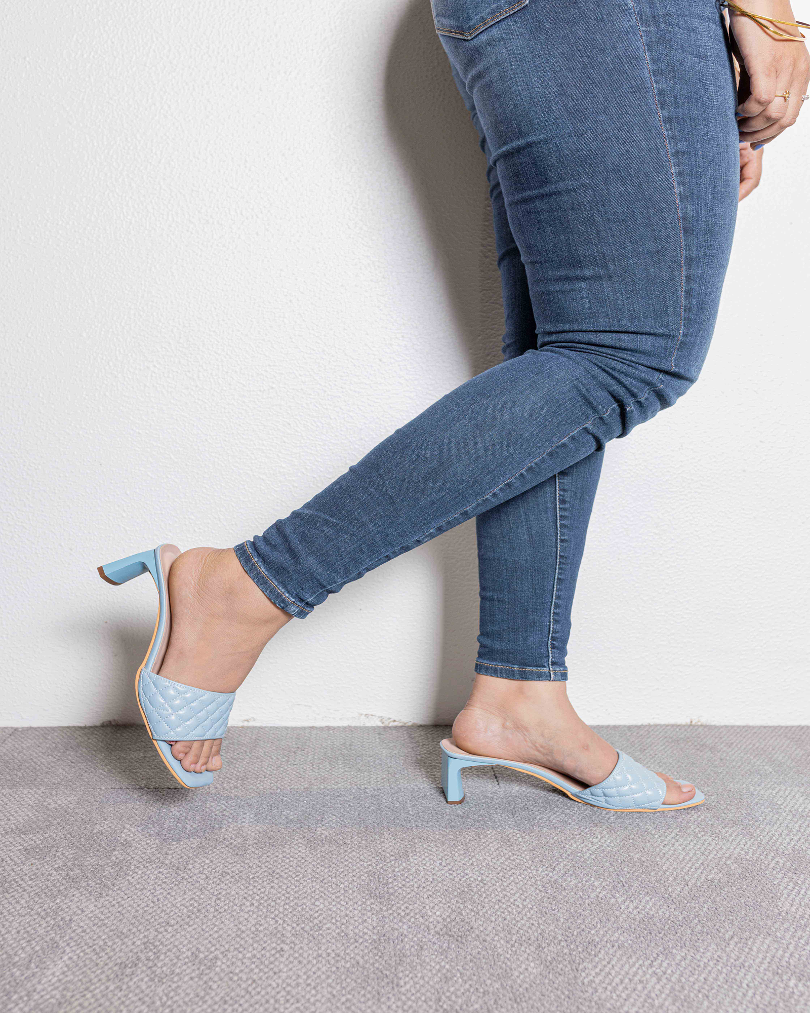 Blue Fancy Quilted T-Heels