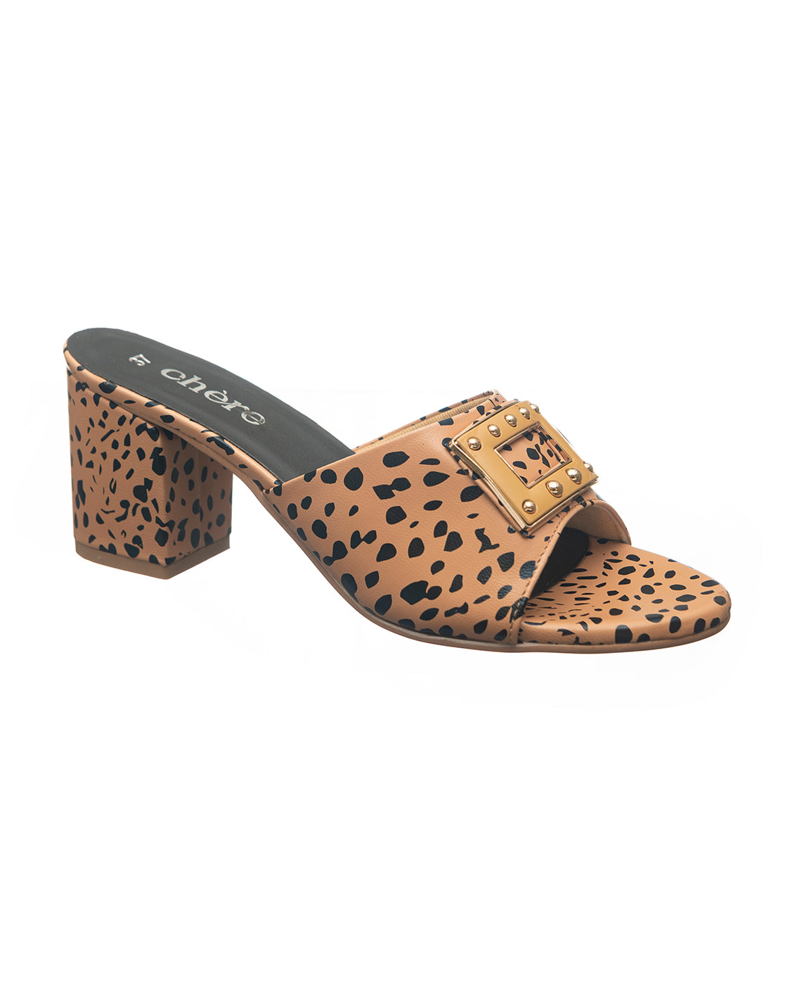 Cheetah Print Block Heels