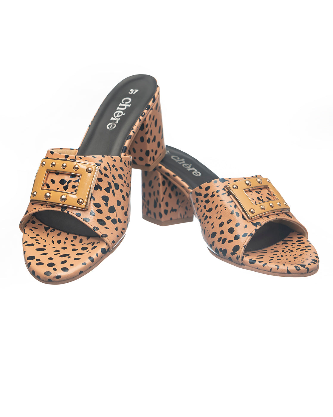 Cheetah Print Block Heels