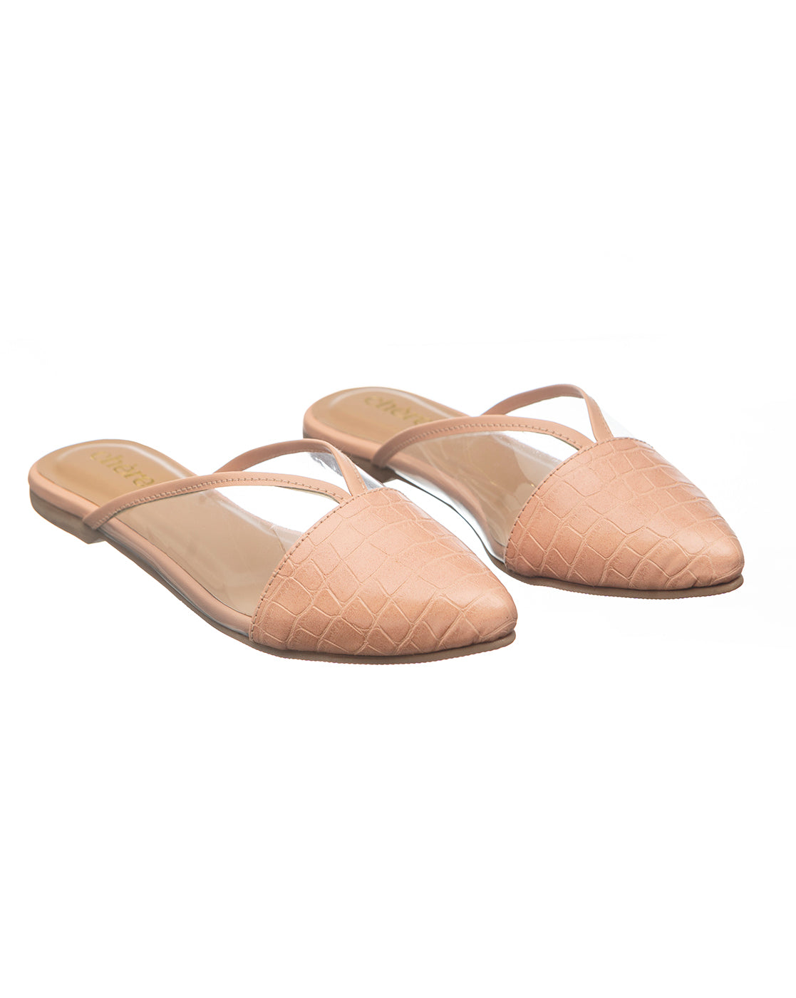 Women's Peach Pink Mules