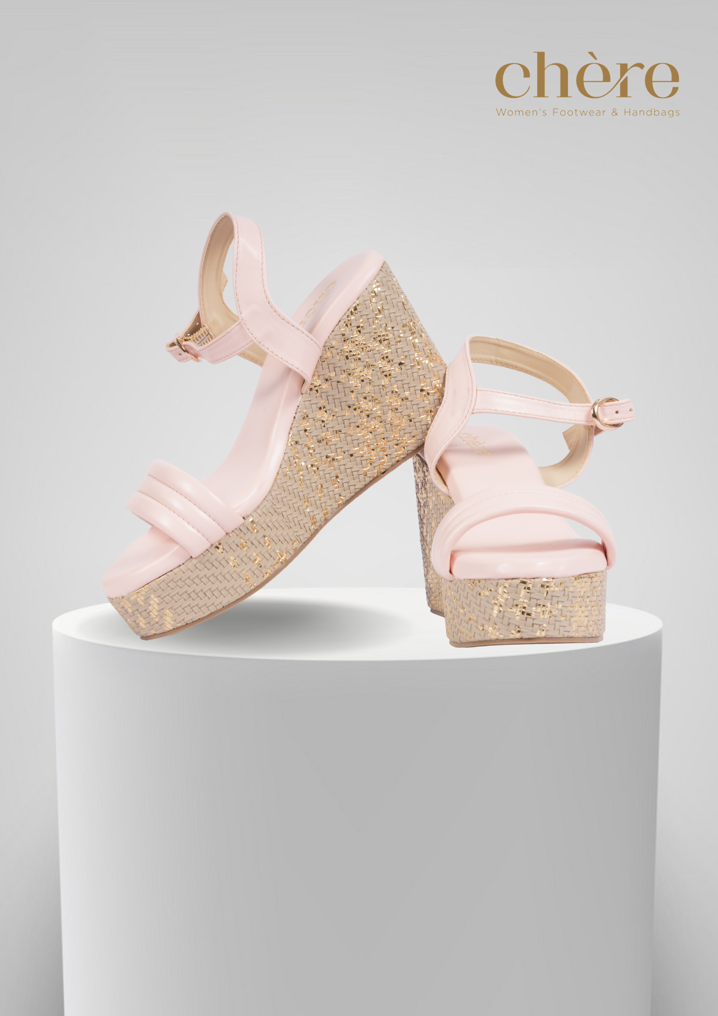 women's Pink Wedges